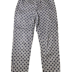 SALE!! 2 for‎ $15 Womens Pants Classic Fit Crop Blue White Straight Leg Size 6